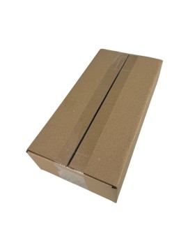 KARTON KLAPOWY, pudełko zrobione z tektury 3W 3 warstwowej, kolor szaro/brązowy, 200X200X100mm 320G/M2 30 SZTUK