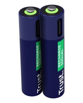 Baterie AAA Trust USB-C RECHARGEABLE BATTERIES 2P
