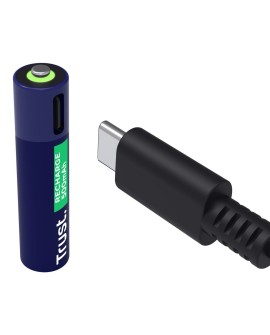 Baterie AAA Trust USB-C RECHARGEABLE BATTERIES 2P