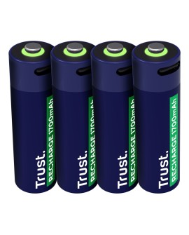 Baterie AA Trust USB-C RECHARGEABLE BATTERIES 4P