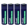 Baterie AA Trust USB-C RECHARGEABLE BATTERIES 4P