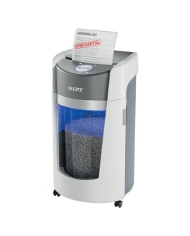 LEITZ Niszczarka IQ OptiMax Office 35 L, P-5, Ścinki 2x15, Automatyczny Start/Stop, Funkcja cofania, Obrotowy pojemnik - 33%