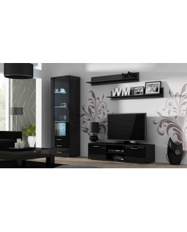 Witryna SOHO S1 czarny/ czarny połysk