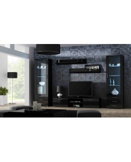 Witryna SOHO S1 czarny/ czarny połysk
