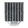 Montech METAL DT24 BASE system chłodzenia komputerów Procesor Chłodnica powietrza 12 cm Czarny 2 szt.