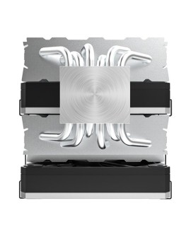 Montech METAL DT24 BASE system chłodzenia komputerów Procesor Chłodnica powietrza 12 cm Czarny 2 szt.