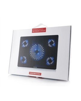 Podstawka chłodząca MODECOM Silent Fan PL-MC-CF-15 (17.x cala 5 wentylatorów HUB) (WYPRZEDAŻ)