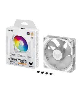 ASUS TUF GAMING TR120 ARGB REVERSE 1-pack White Obudowa komputera Chłodnica powietrza 12 cm Biały