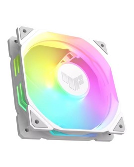 ASUS TUF GAMING TR120 ARGB REVERSE 1-pack White Obudowa komputera Chłodnica powietrza 12 cm Biały