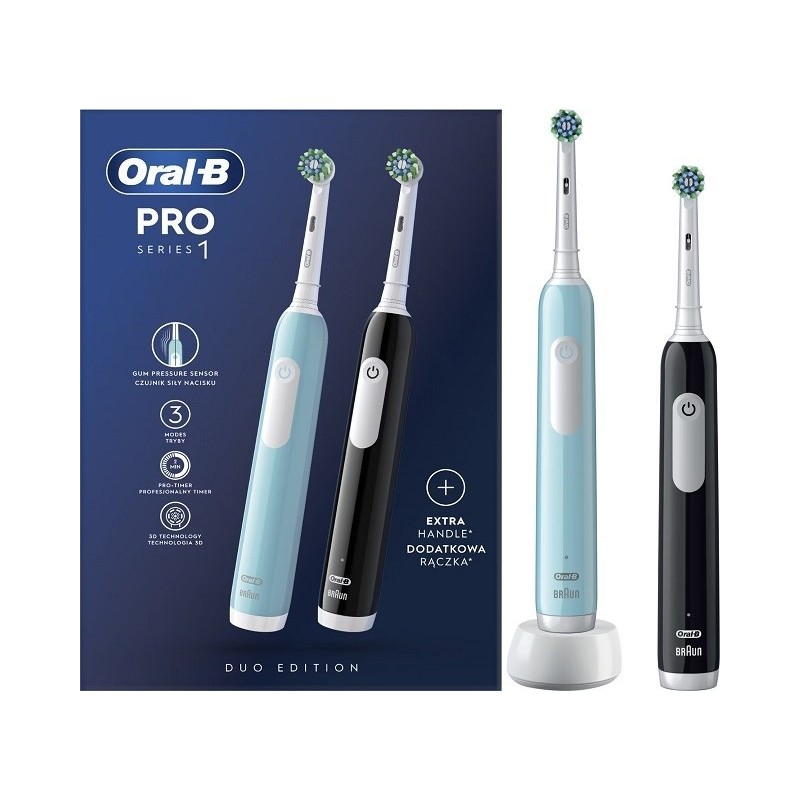 Szczoteczka elektryczna Oral-B PRO1 Duo Pack
