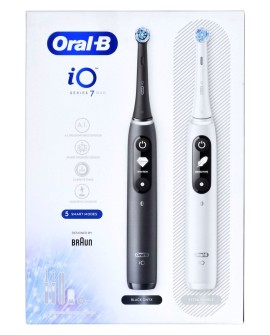 Braun Szczoteczka elektryczna Oral-B iO7 DuoPack Black + White