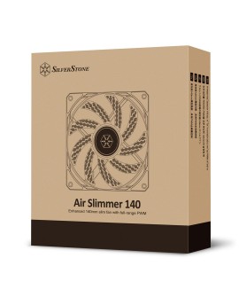 Silverstone SST-AS140B system chłodzenia komputerów Obudowa komputera Wentylator 14 cm Czarny 1 szt.
