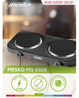 Kuchenka Adler MS 6509 (2 pola grzejne 2000W)
