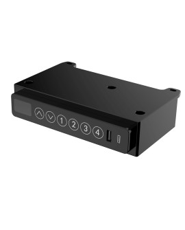 Biurko ACTIVEJET z elektryczną regulacją wysokości 140x70 ET119W-C czarny