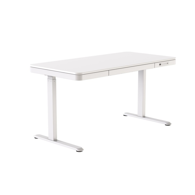 Biurko ACTIVEJET z elektryczną regulacją wysokości 140x70 ET119W-C biały