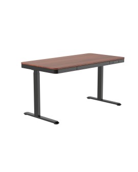 Biurko ACTIVEJET z elektryczną regulacją wysokości 140x70 ET119W-C czarny/orzech