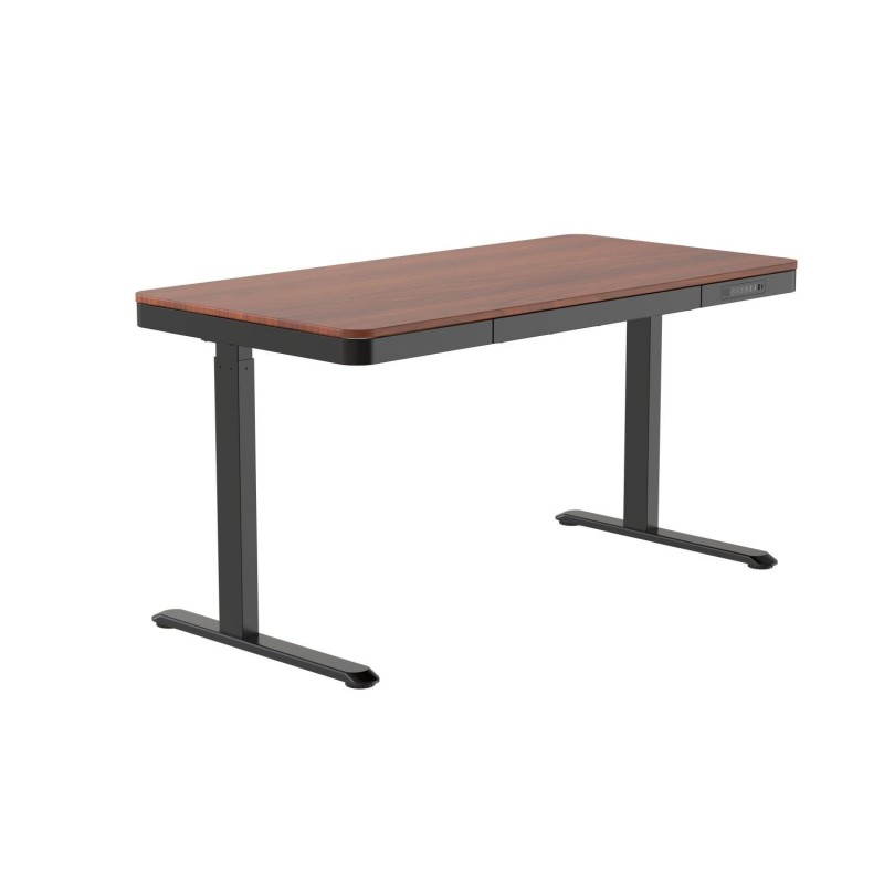 Biurko ACTIVEJET z elektryczną regulacją wysokości 140x70 ET119W-C czarny/orzech