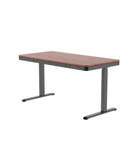 Biurko ACTIVEJET z elektryczną regulacją wysokości 140x70 ET119W-C czarny/orzech