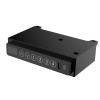 Biurko ACTIVEJET z elektryczną regulacją wysokości 140x70 ET119W-C czarny/orzech