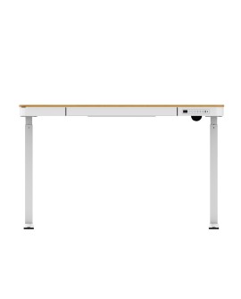 Biurko ACTIVEJET z elektryczną regulacją wysokości 140x70 ET119W-C biały/dąb