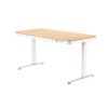 Biurko ACTIVEJET z elektryczną regulacją wysokości 140x70 ET119W-C biały/dąb