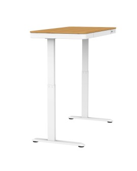 Biurko ACTIVEJET z elektryczną regulacją wysokości 140x70 ET119W-C biały/dąb