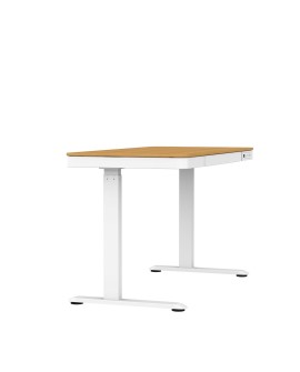 Biurko ACTIVEJET z elektryczną regulacją wysokości 140x70 ET119W-C biały/dąb