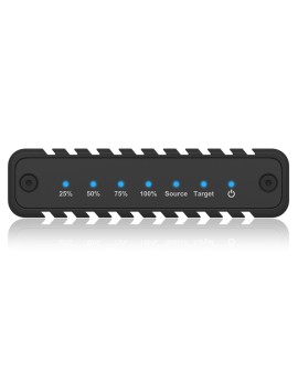 Adapter IcyBox z funkcją klonowania dla M.2 NVMe SSD USB3.2 Gen2 retail