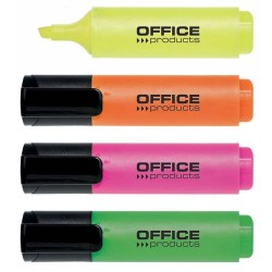 Zakreślacze OFFICE PRODUCTS mix kolorów 2-5mm 4szt