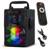 Głośnik przenośny bluetooth Audiocore, radio FM, wejście kart SD/MMC, AUX, USB, pilot, AC730