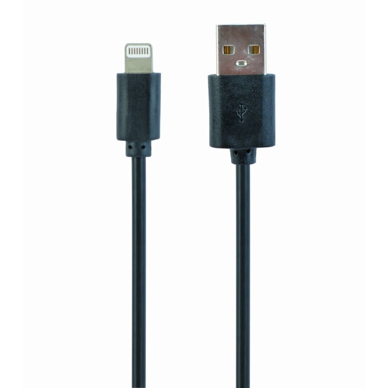 Kabel GEMBIRD CC-USB2-AMLM-1M (USB 2.0 M - Lightning M 1m kolor czarny)