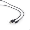 Kabel GEMBIRD CC-USB2-AMLM-1M (USB 2.0 M - Lightning M 1m kolor czarny)
