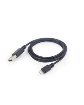 Kabel GEMBIRD CC-USB2-AMLM-1M (USB 2.0 M - Lightning M 1m kolor czarny)