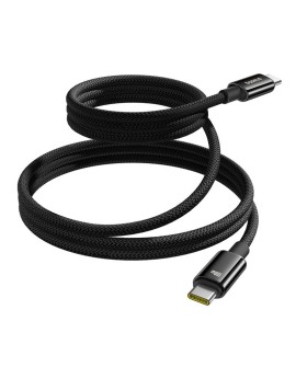 Kabel Baseus Tungsten magnetyczny USB C-USB C 100W 1m (czarny)