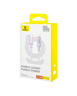 Kabel Baseus Gem Typ C-Typc C 100W 2m (fioletowy)