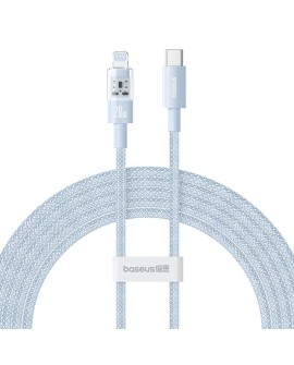 Kabel Baseus Gem USB C-IP 20W 2m (niebieski)