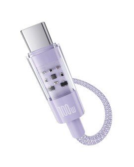Kabel Baseus Gem USB-USB C 100W 2m (fioletowy)
