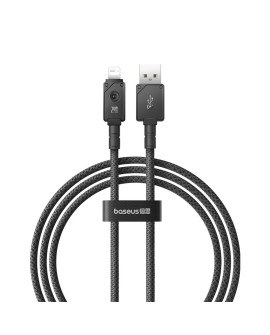 Kabel Baseus Unbreakable USB-IP 2.4A 1m (czarny)