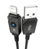Kabel Baseus Unbreakable USB-IP 2.4A 1m (czarny)