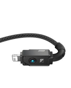 Kabel Baseus Unbreakable USB-IP 2.4A 1m (czarny)