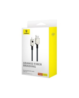 Kabel Baseus Unbreakable USB-IP 2.4A 2m (czarny)
