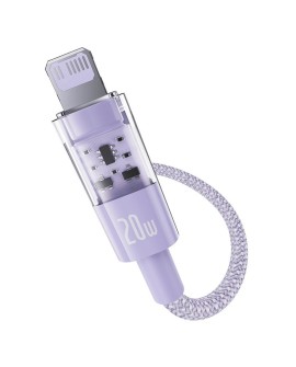 Kabel Baseus Gem USB C-IP 20W 1m (fioletowy)
