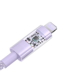 Kabel Baseus Gem USB C-IP 20W 1m (fioletowy)