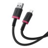 Kabel Baseus Dura 2.4A 2m (czerwono-czarny)