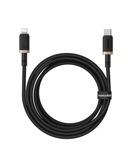 Kabel Baseus Dura Typ C 20W 2m (czarno-złoty)