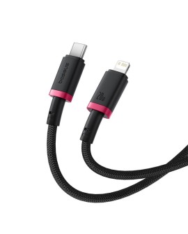 Kabel Baseus Dura Typ C 20W 2m (czerwono-czarny)