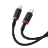 Kabel Baseus Dura Typ C-Typ C 100W 2m (czerwono-czarny)