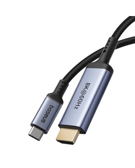 Kabel Baseus High Definition USB C-HDMI 8K 1,5m (czarny)