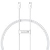 Kabel Baseus Superior Typ C-Typ C 30W 1m (biały)