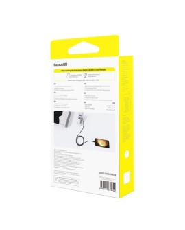 Kabel Baseus Dura USB-Typ C 60W 2m (czarno-złoty)